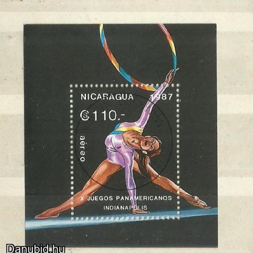 1987.- Nikaragua - blokk - MNH/** - Pan Amerikai játékok