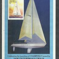 Saint Vincent Grenadine-szigetek 1988 MNH/**-, vitorlás hajók