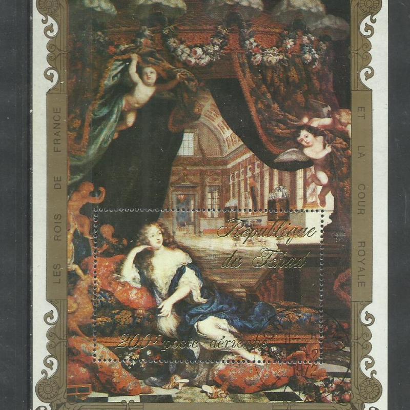 1972.- Csád -  blokk - MNH/** - Francia udvar és királyai