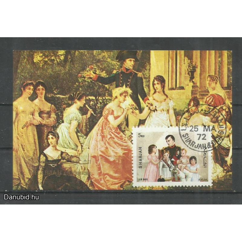 1972.- Sharjah - blokk - vágott "B" - MNH/** - Napoleon