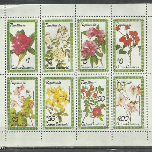 Guinea Egyenlítői 1979 - MNH/** - Virágok Virágzó Növények