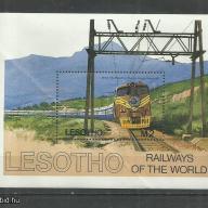 1984.- Lesotho - MNH/** - blokk - a világ vasútjai