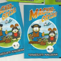 Dzsungel mánia - 3 db matrica- Magyarország 2 db