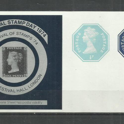 1974.- Anglia -GB  - UK -Nemzeti bélyegnap - blokk