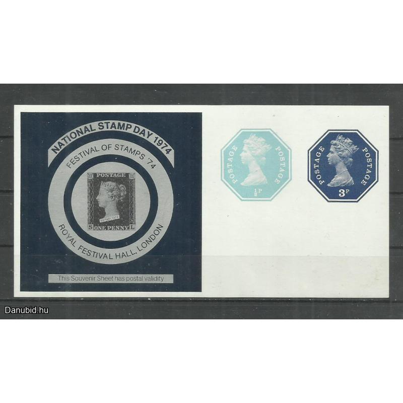 1974.- Anglia -GB  - UK -Nemzeti bélyegnap - blokk