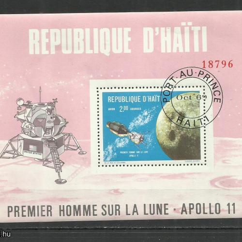 1969.- Haiti - blokk - MNH/** - Apollo 11
