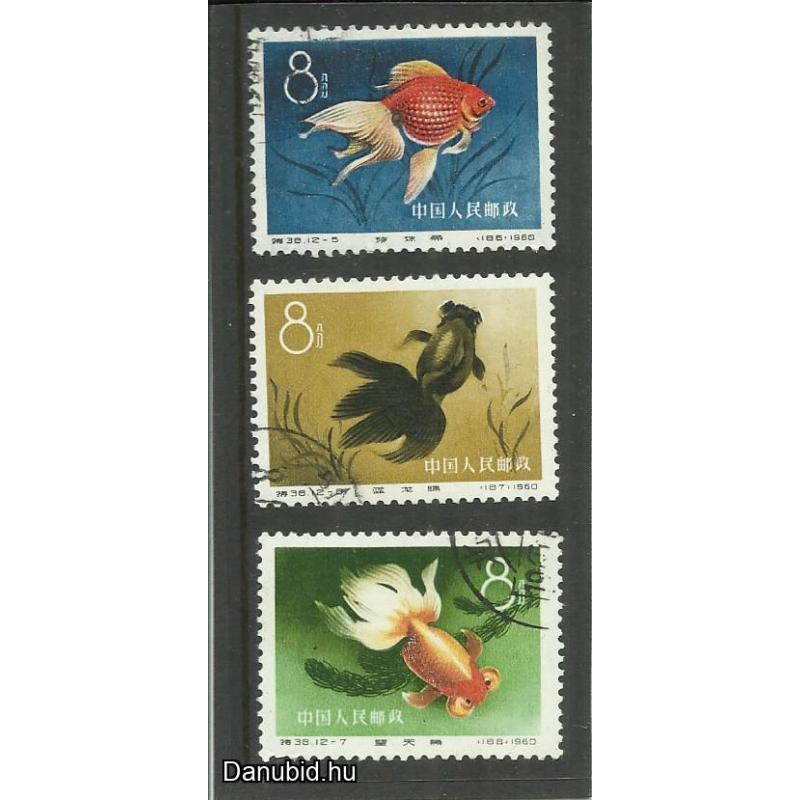 1960.- Kínai - MNH/** - aranyhal - 3 db