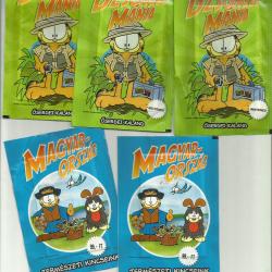 Dzsungel mánia - 3 db matrica- Magyarország 2 db