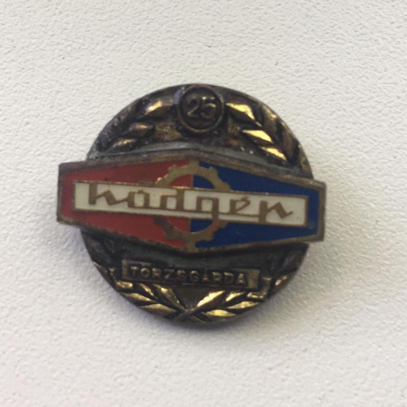 Hódgép - Hódmezővásárhely - jelvény -25 éves törzsgárda