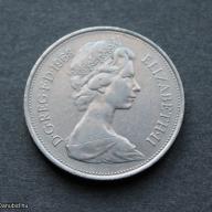 1968.- Anglia- 10 New Pence - II.Ertsébet királynő