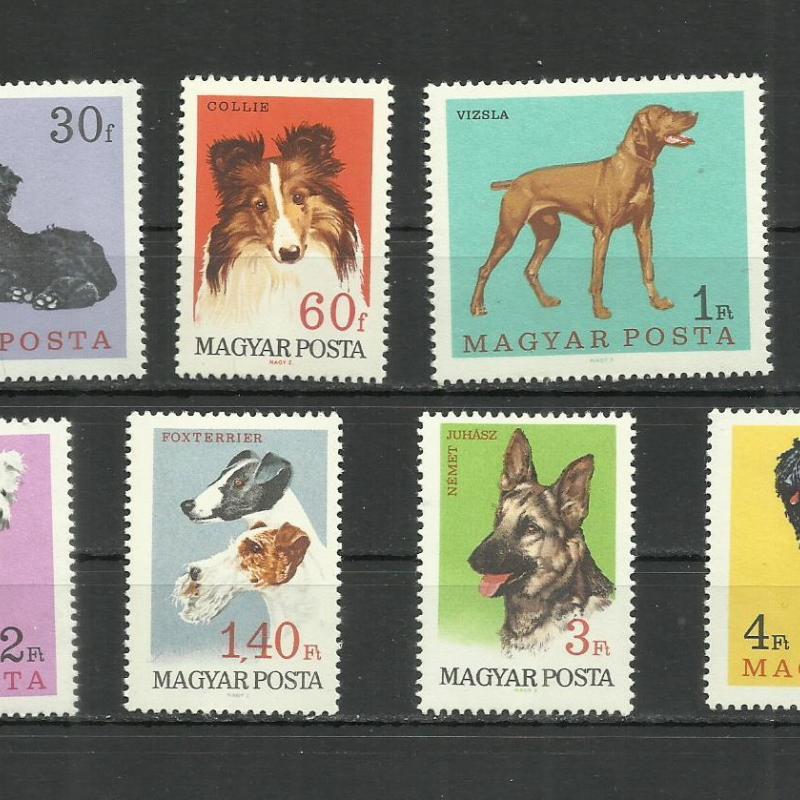 1967.- Magyar kutyafajták - MNH/** - kpl. sor