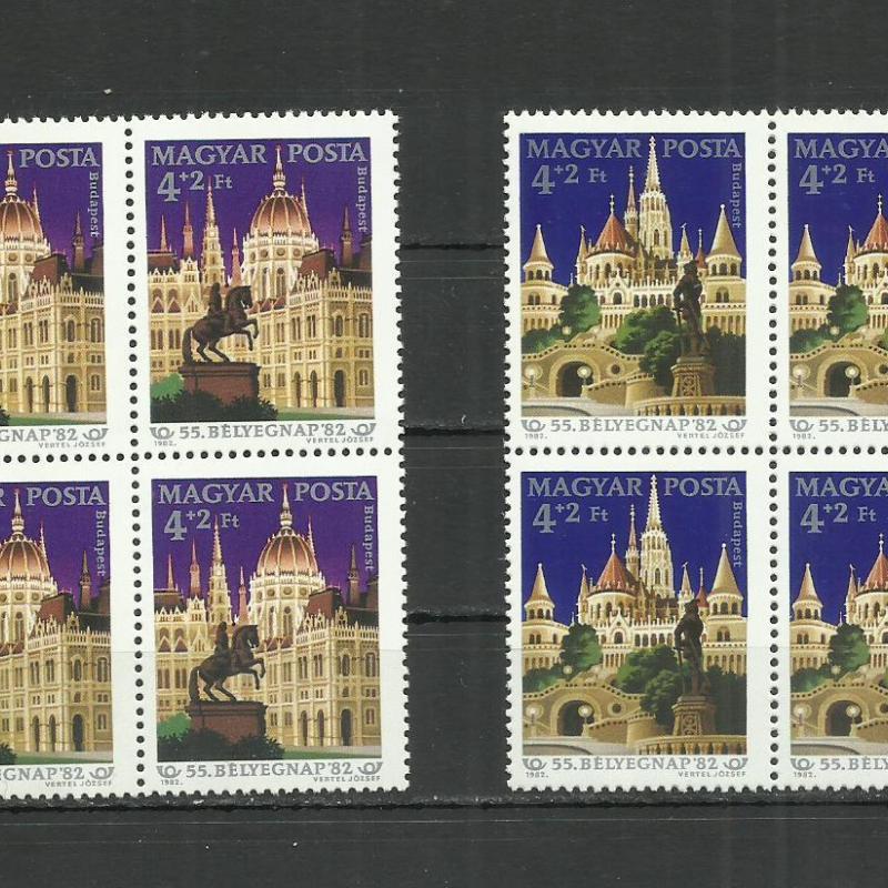 1982.- nélyegnap(55.) - MNH/**.- 4 x blokk
