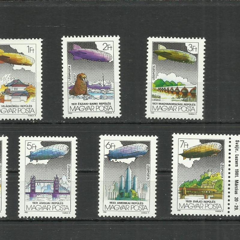 1981.- Zeppelin sor - MNH/** - kpl