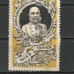 1898.- Ausztria - levélzáró - Jubileum - Ferenc József
