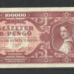 1946.- Százezer B-pengő -használt állapot