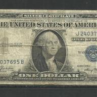 U.S.A. - one dollár - használt - 1935 A, 1 dolláros ezüst tanúsítvány