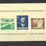 1957.- Németország - blokk - MNH/** - Különleges nyomtatás - I.
