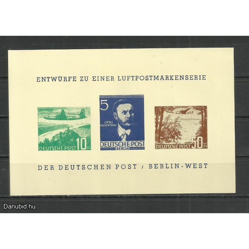 1957.- Németország - blokk - MNH/** - Különleges nyomtatás - I.