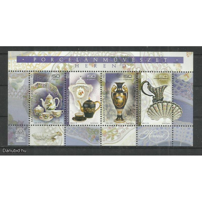 2003.- Herend - porcelánművészet - MNH/** - blokk