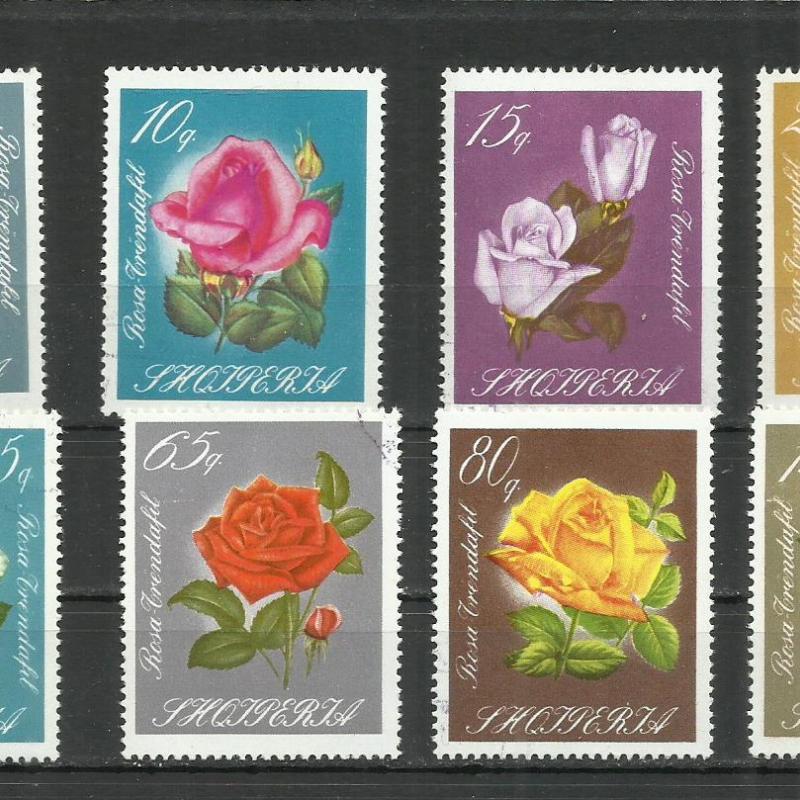 1967.- Albánia - MNH/** - Rózsa sor