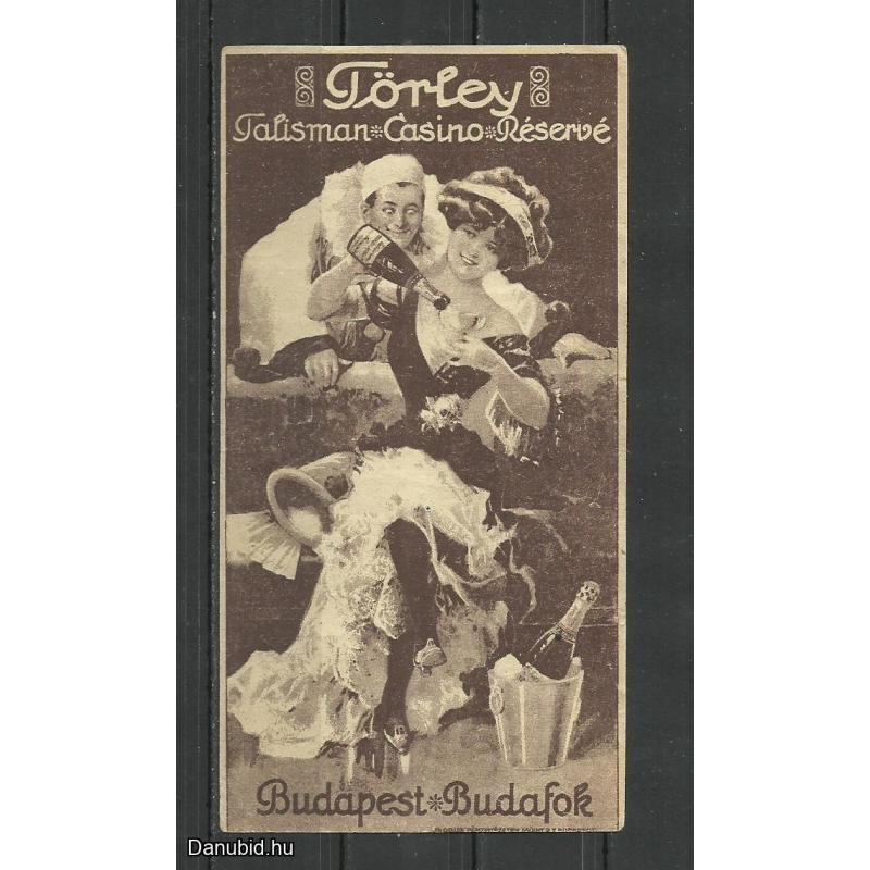 1920.-  1 db számolócédula - Törley - Budapest - Budafok