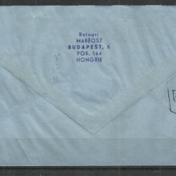 1971.- Malév - nyitójárat - Budapet - Zürich -Madrid - levél