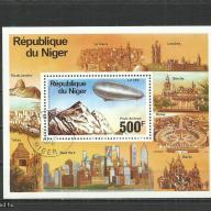 1976.- Niger - blokk - MNH/** -Zeppelin