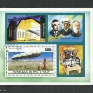 1976.- Felső Volta - blokk - MNH/** - Zeppelin