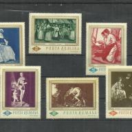 1967.- Románia - MNH/** - a Bukaresti Nemzeti Galéria festményei