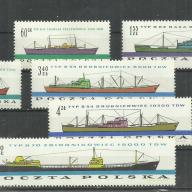 1961.- Lengyelország - MNH/** -Mi 1238-1243 - lengyel hajóipar