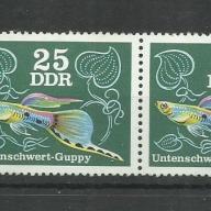 1976.- DDR - NDK - Németország - MNH/** - akváriumi hal - guppi