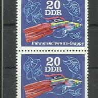 1976.- DDR - NDK - Németország - MNH/** - akváriumi hal - guppi