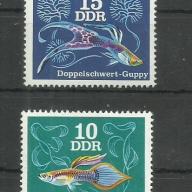 1976.- DDR - NDK - Németország - MNH/** - akváriumi hal - guppi -II