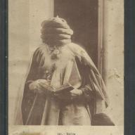 1913.- Rabbi - képeslap - futott - Judaika