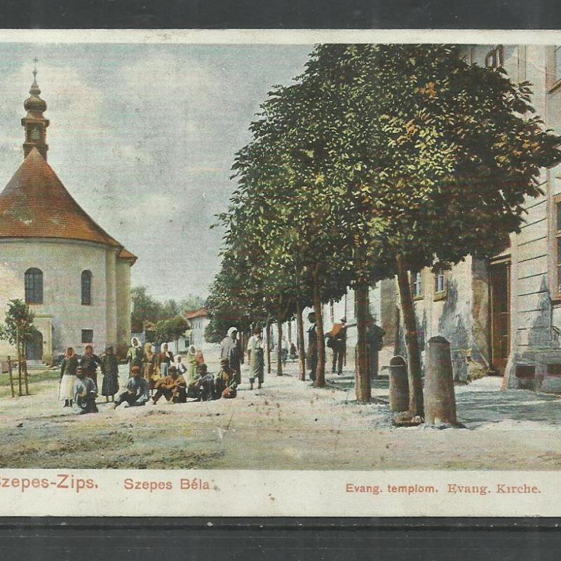 1902.- Szepes  - nem futott - képeslap -Templom