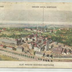 1929.- képeslap - Bak sör - Dréher - futott