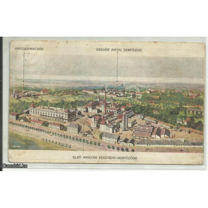 1929.- képeslap - Bak sör - Dréher - futott