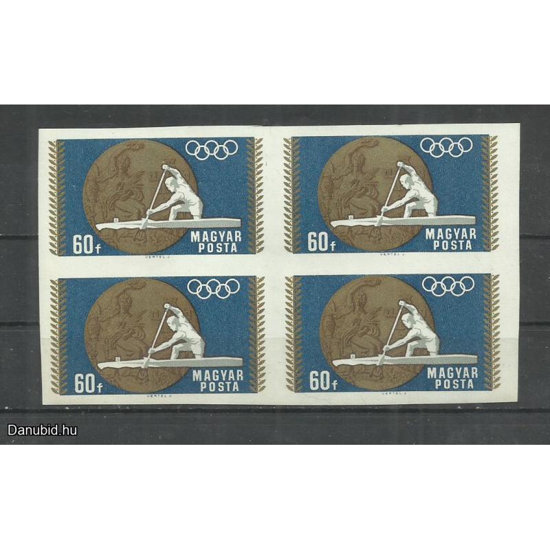 1968- Olimpiai  érmesek - MNH/** vágott bélyegek - blokk