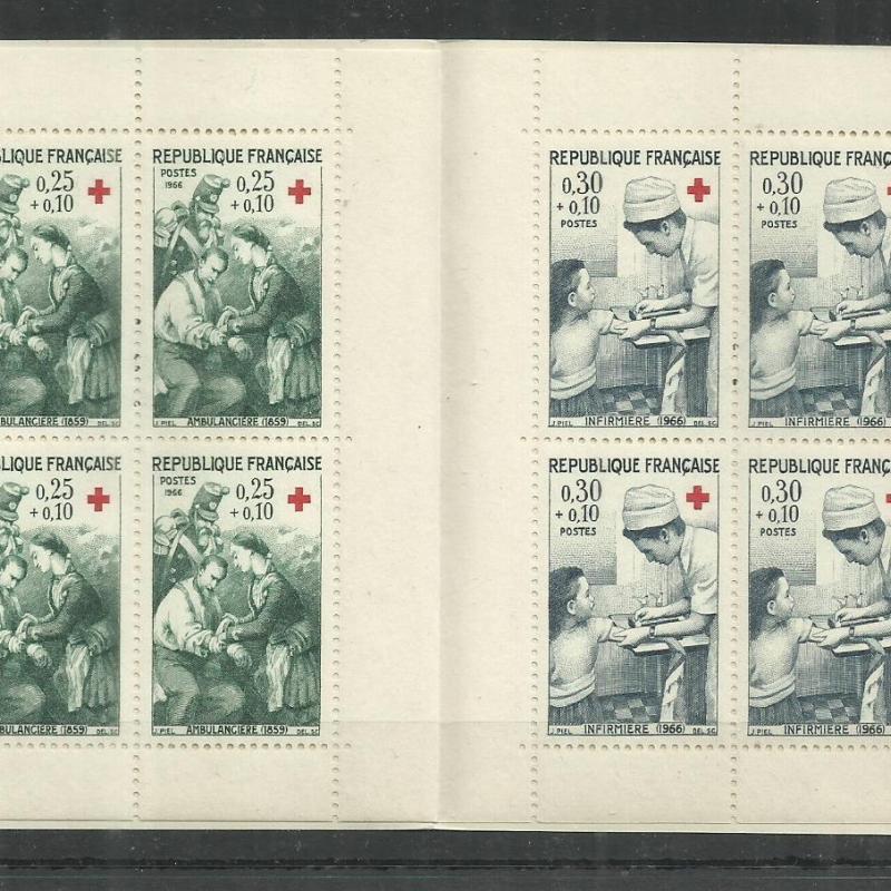 1966.- Franciaország - MNH/** - Vöröskereszt - bélyegfüzet