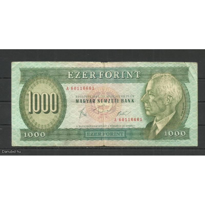 1983. - 1000 forint - A - sorozat ... - 661