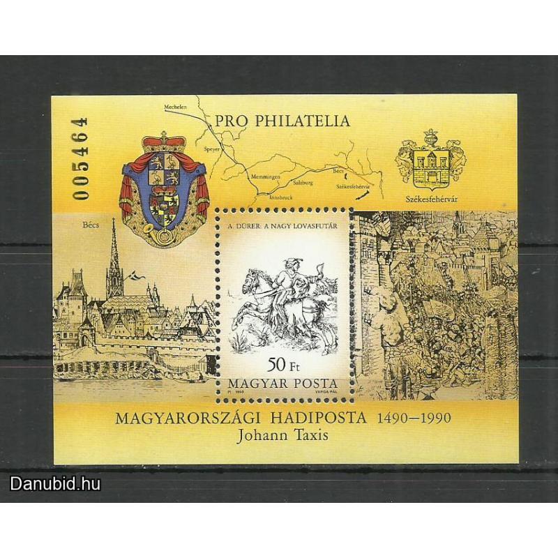 1990.- Hadiposta - MNH/** - blokk. - PRO PHILATELIA