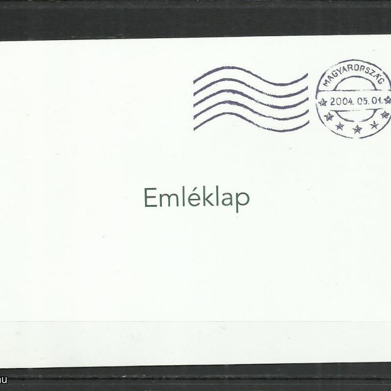 2004.- blokk - emléklap - E.U.- csatlakozás napja