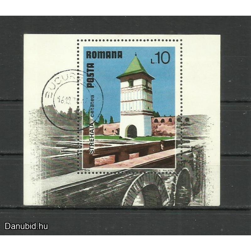 1978.- Románia -  blokk - Turizmus