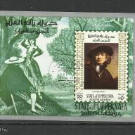 1967.- Dél Arábia - blokk - Rembrandt - festmény - Jemen
