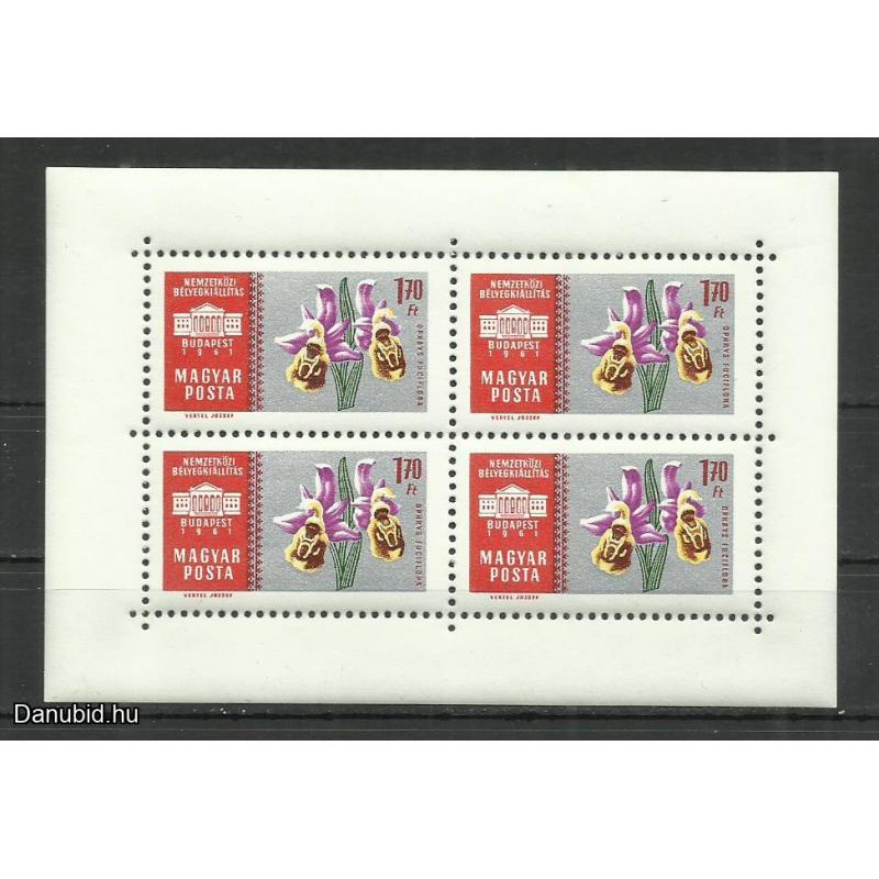 1961.- Nemzetközi bélyegkiállítás- MNH/** - 4 x blokk - Budapest