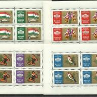 1961.- Nemzetközi bélyegkiállítás- MNH/** - 4 x blokk - Budapest