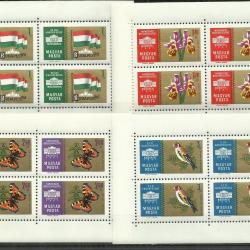 1961.- Nemzetközi bélyegkiállítás- MNH/** - 4 x blokk - Budapest