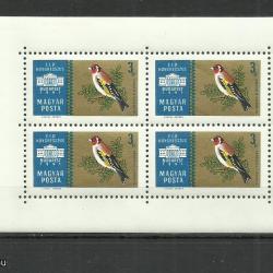 1961.- Nemzetközi bélyegkiállítás- MNH/** - 4 x blokk - Budapest