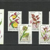 1987.- Orchideák  sor - MNH/** + blokk