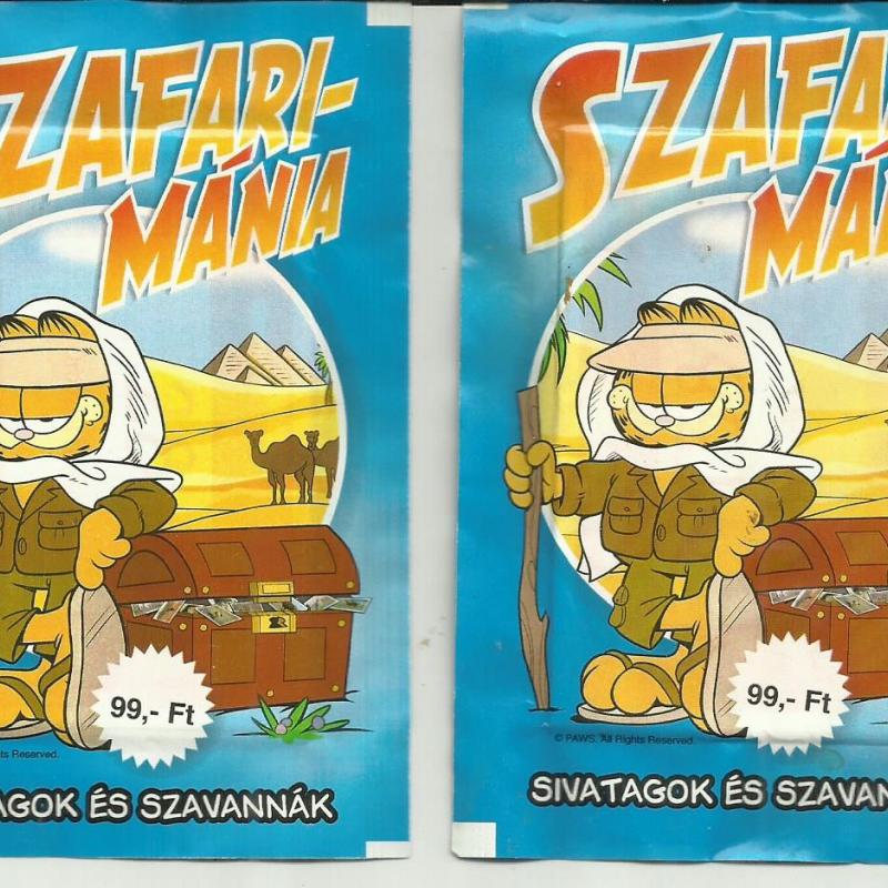 Szafari mánia - 5 db matrica
